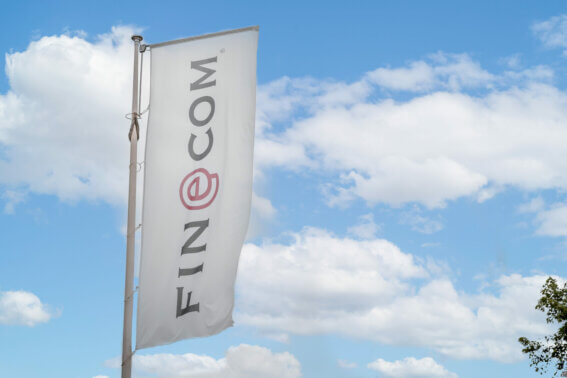 Finecom Plattling Print FineCom Logistik & Fulfillment Fahne