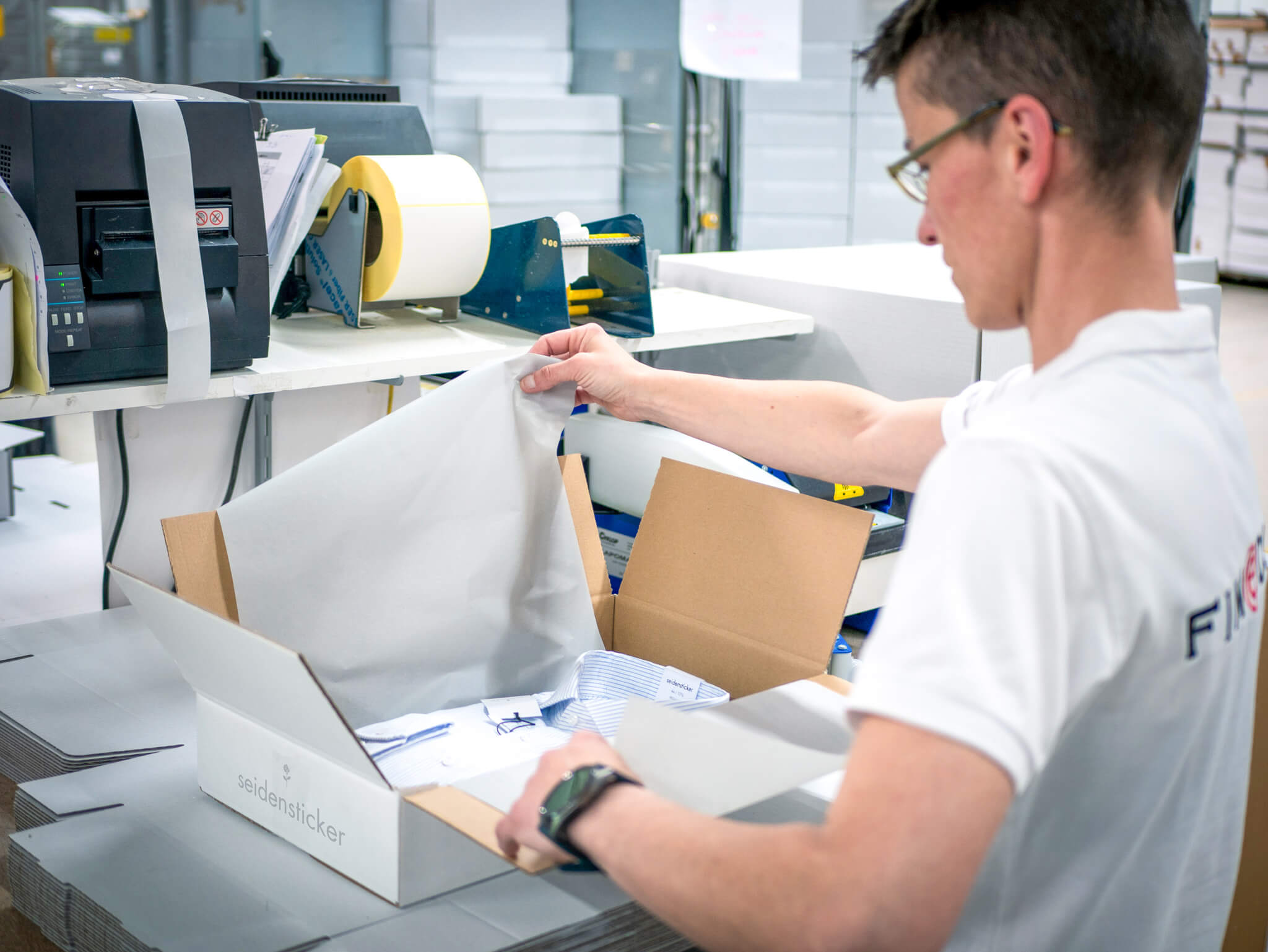 FineCom Logistik & Fulfillment Verpackung